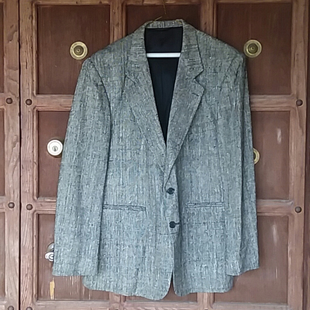Wesley 2 button tweed sport coat